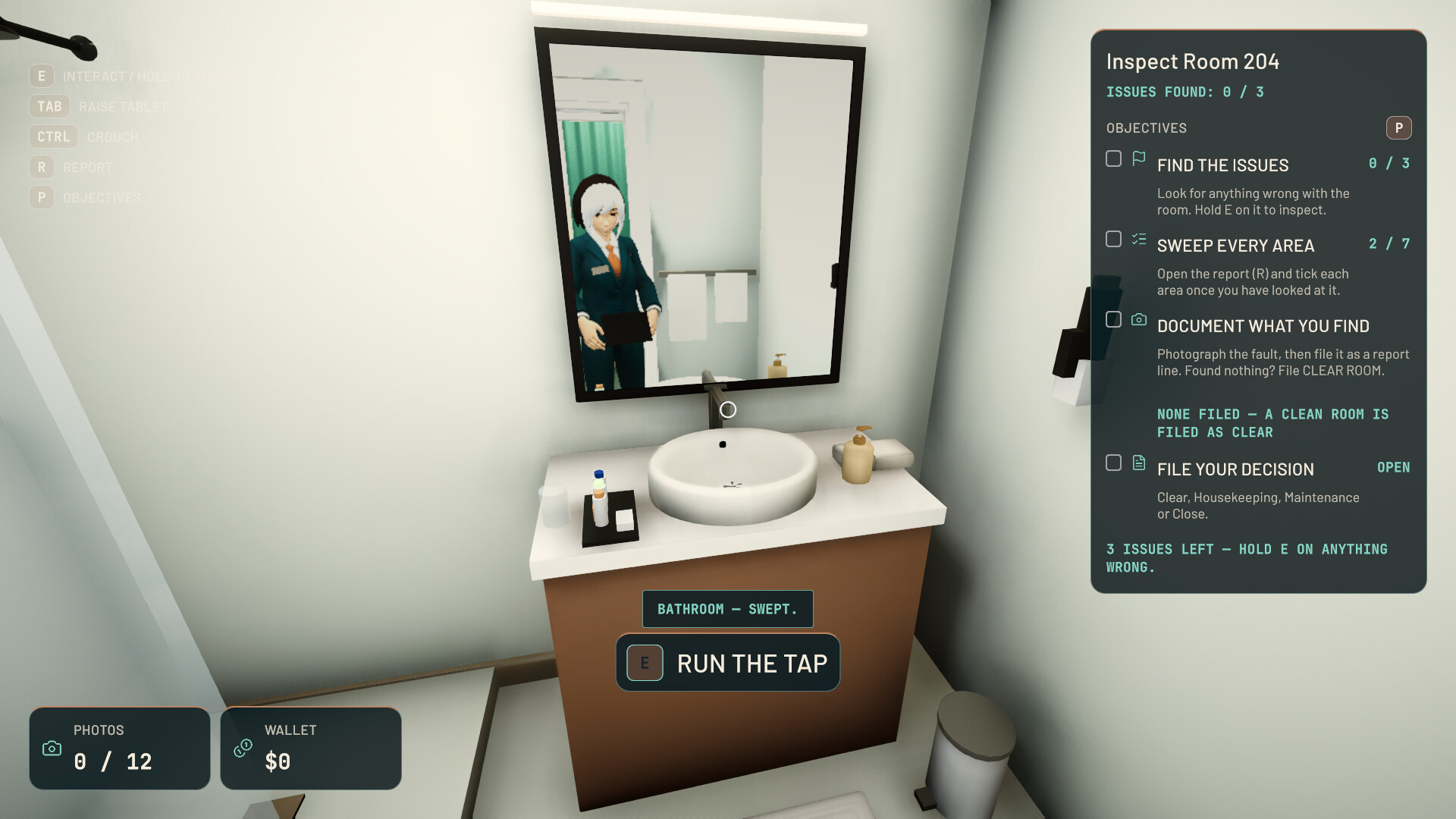 Vacancy: Hotel Inspection Simulator Demo 遊戲畫面 4
