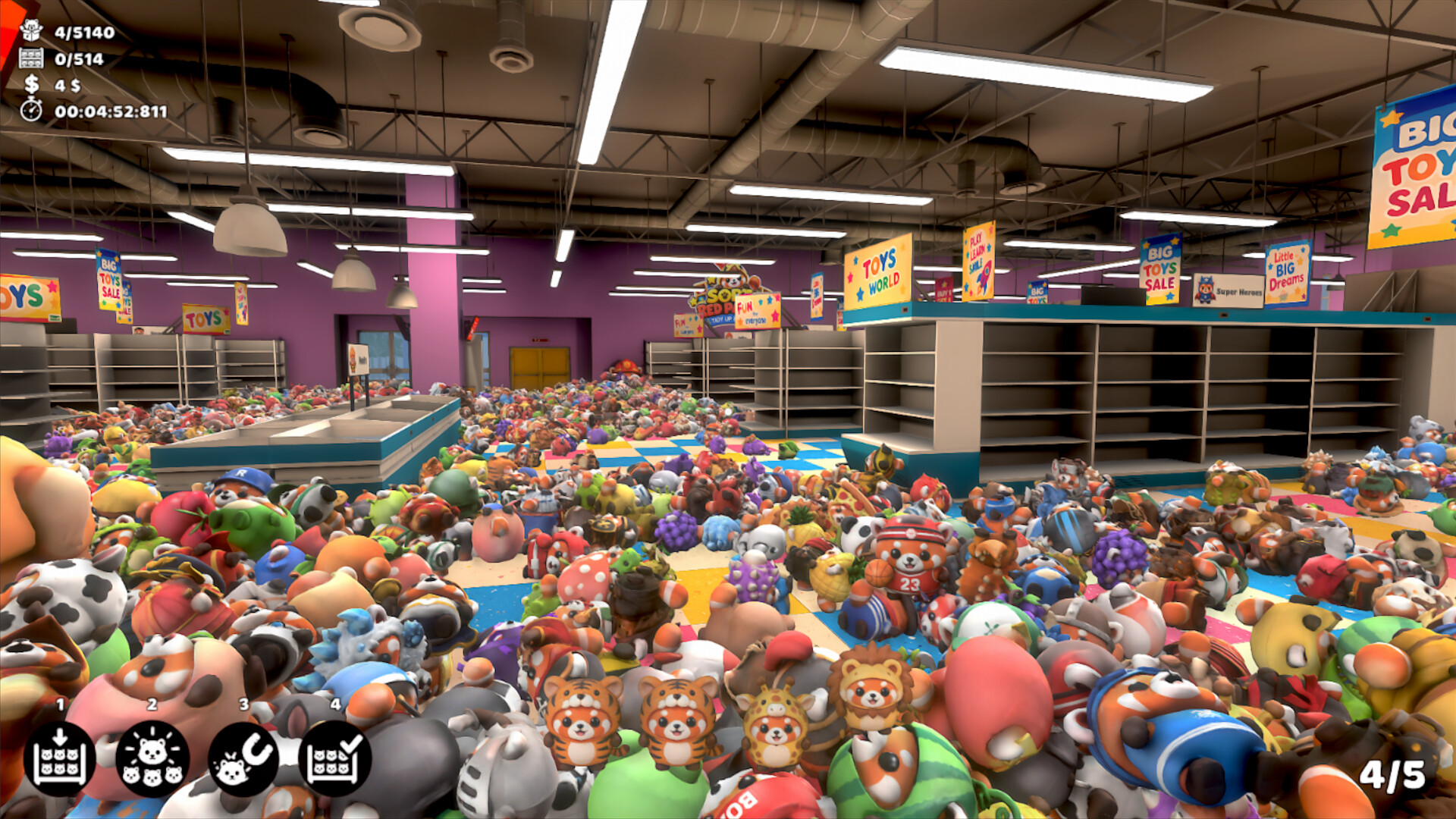 Sort the Red Pandas: Tidy Up & Shelve screenshot #6
