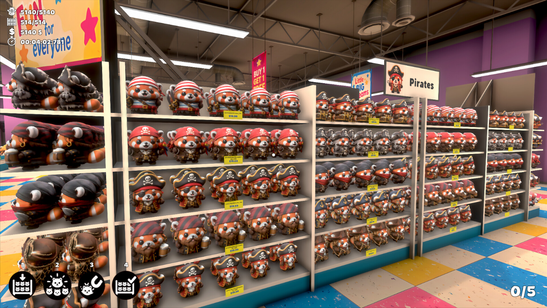 Sort the Red Pandas: Tidy Up & Shelve screenshot #9