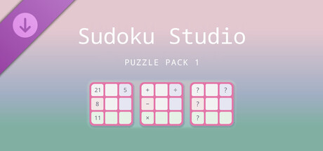Sudoku Studio - Puzzle Pack 1