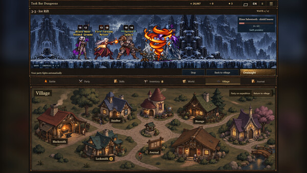Task Bar Dungeons screenshot 1