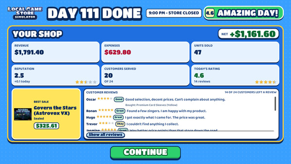 Local Game Store Simulator — 8