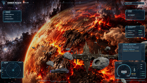 Screenshot of STARSHIP: EMBER REACH