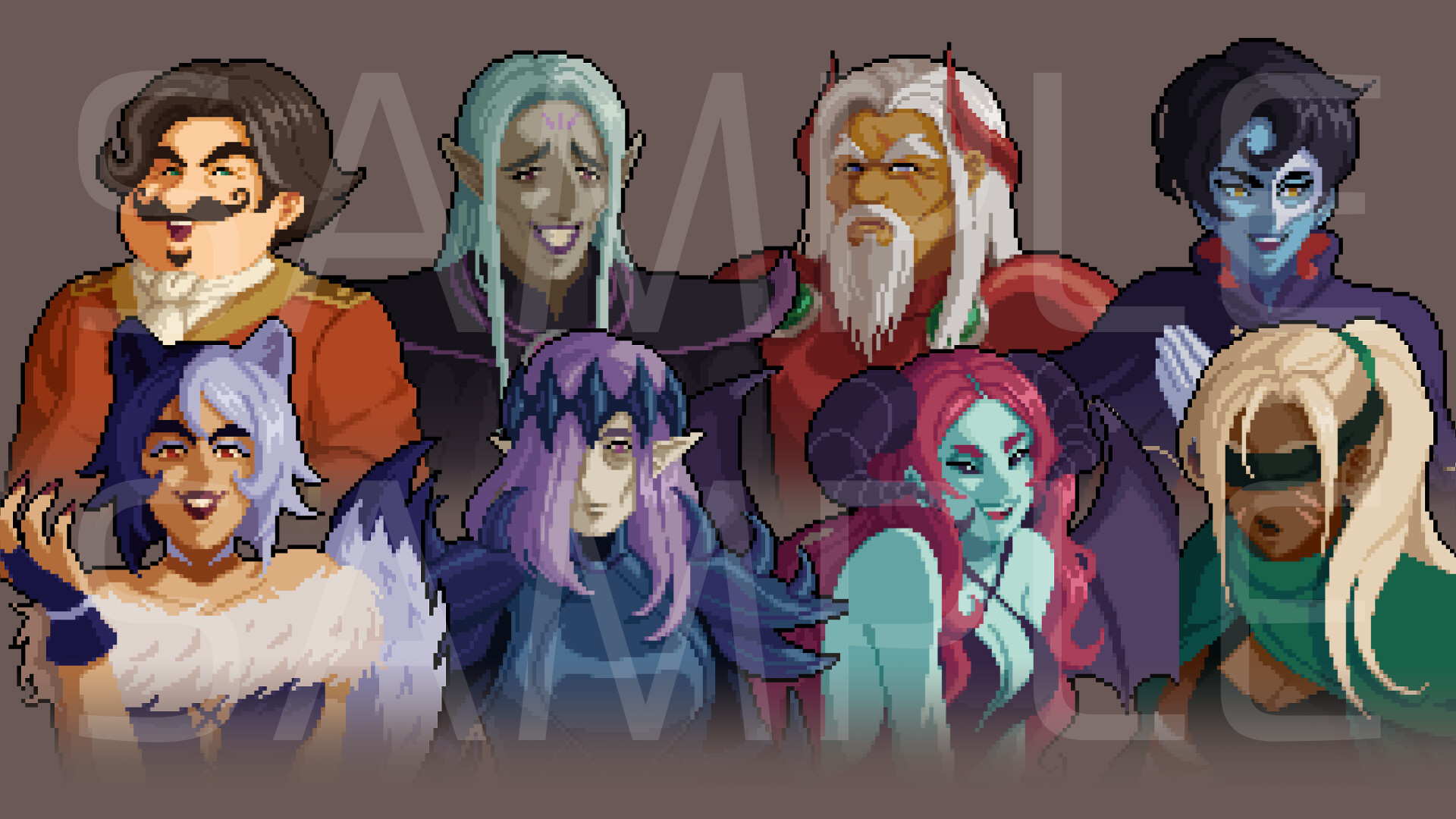 RPG Maker MZ - Farming Fantasy Villains Character Pack Screenshot Thumbnail 3