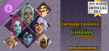 Купить ключ дешево RPG Maker MZ. Farming Fantasy Villains Character Pack
