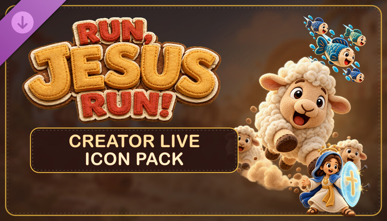 Run, Jesus, Run! - Creator Live Icon Pack cover art