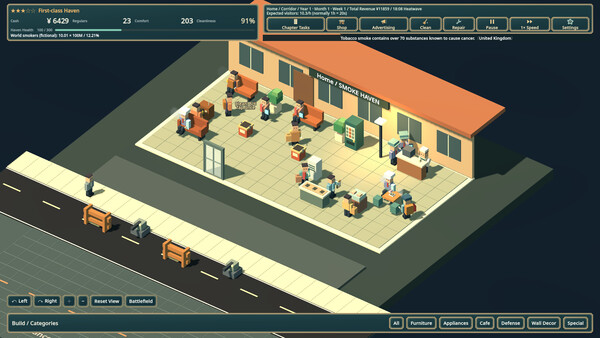 SMOKE HAVEN: Smoking Area Simulator screenshot 4