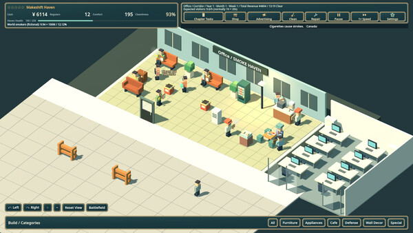 SMOKE HAVEN: Smoking Area Simulator — 2