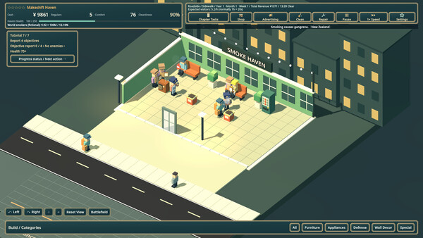 SMOKE HAVEN: Smoking Area Simulator — 1