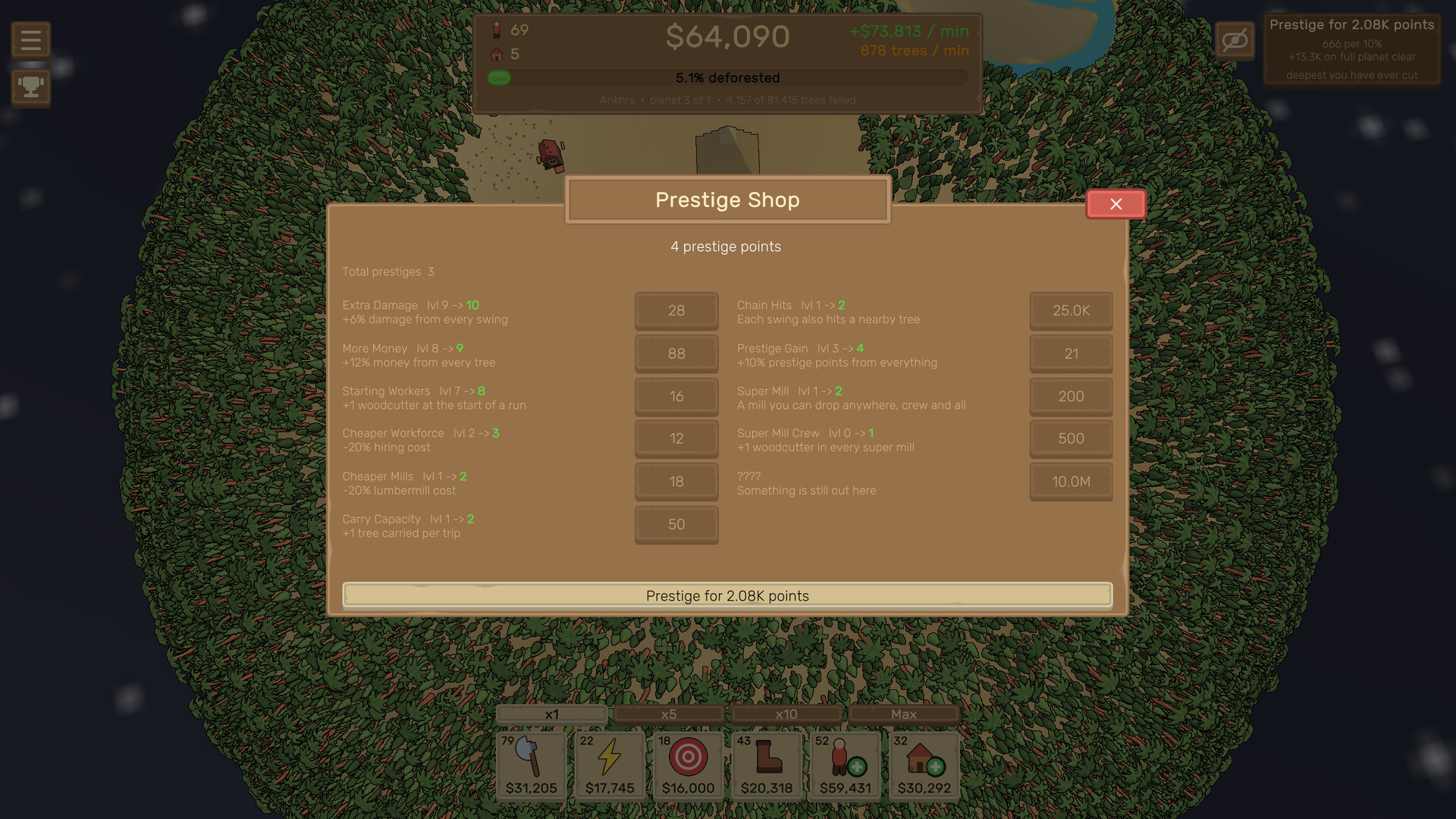 Deforest a Planet screenshot #4
