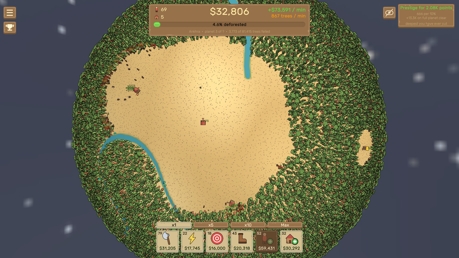 Deforest a Planet screenshot #3