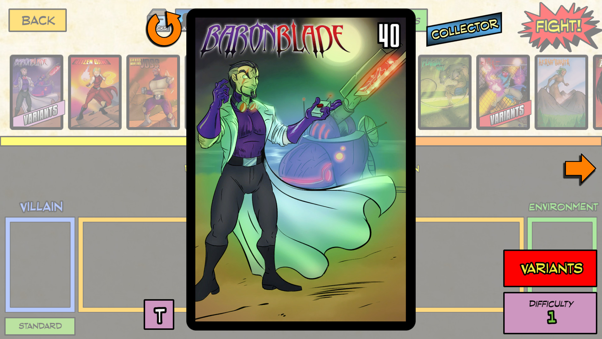 Sentinels of the Multiverse - Digital Foil Villain Collector's Pack Featured Screenshot #1