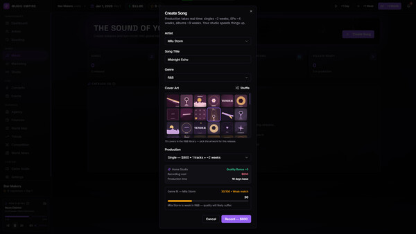 Music Empire Tycoon