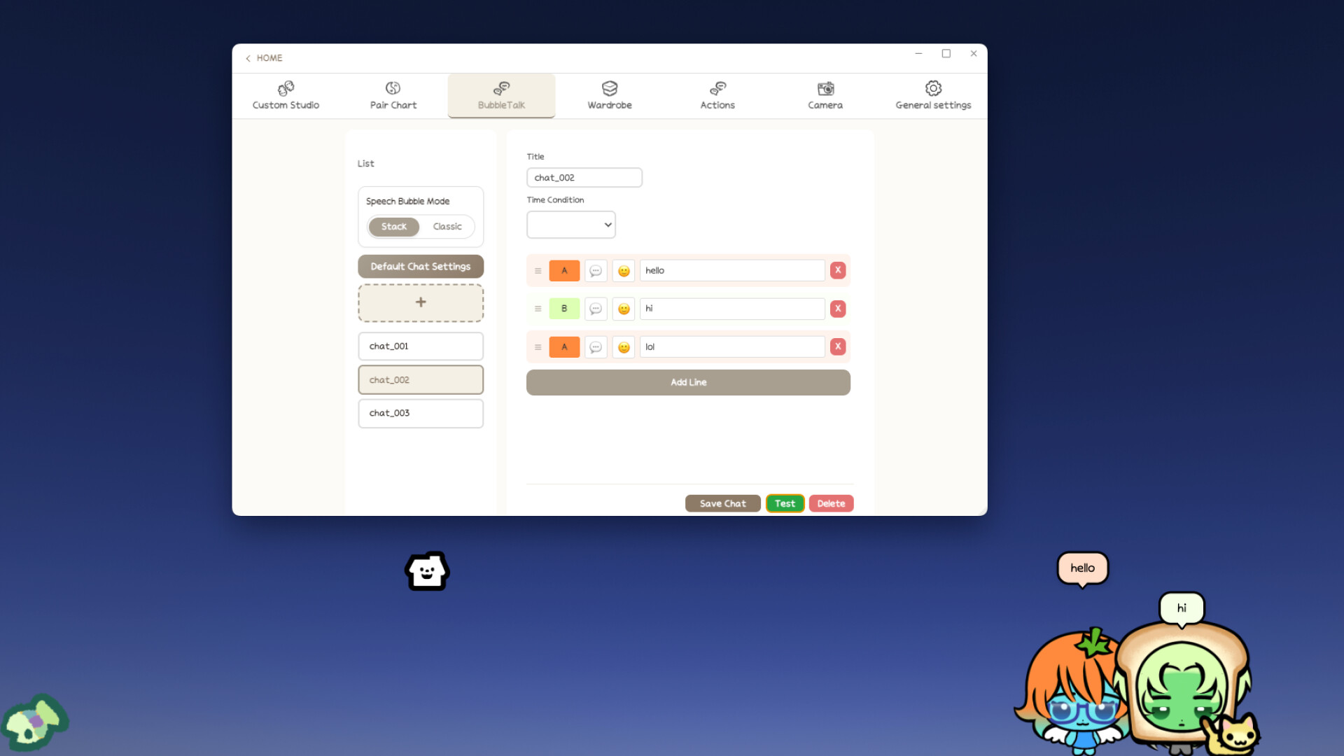 DreamPair desktop Demo 遊戲畫面 2