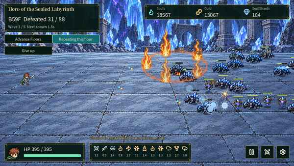 Hero of the Sealed Labyrinth screenshot 2