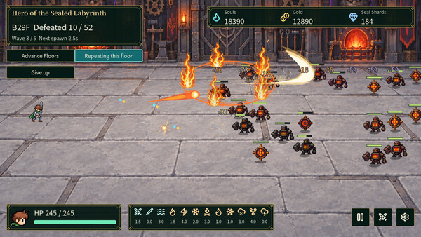 Hero of the Sealed Labyrinth screenshot 3