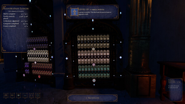 SCROLLS: Tidy up the Library of Olympus!