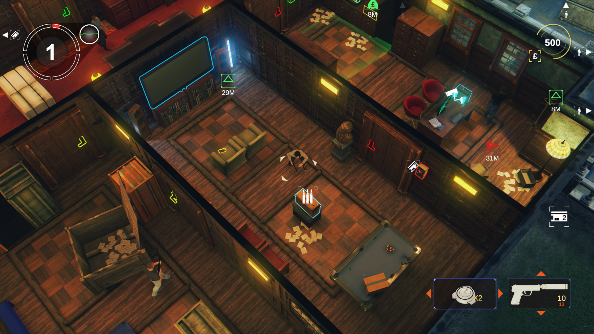 #6. Filthy Lucre (Steam) By: Fabrik Games Ltd