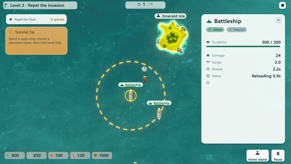 Archipelago Voyage: Routes & Conquest 스크린샷 1