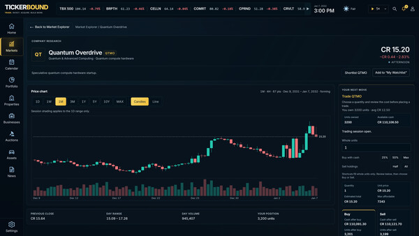 Tickerbound screenshot 2