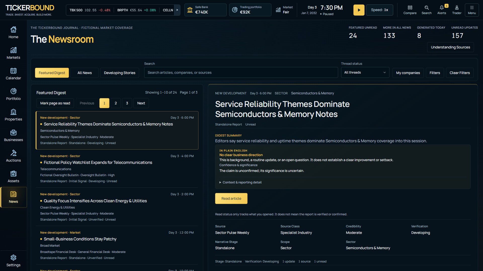 Tickerbound screenshot 5
