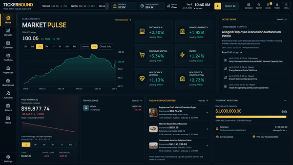 Tickerbound screenshot 1
