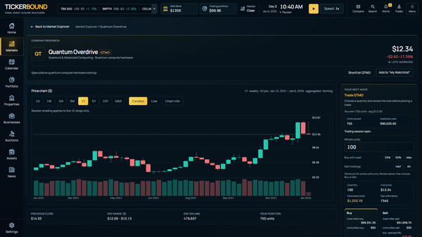 Tickerbound screenshot 2