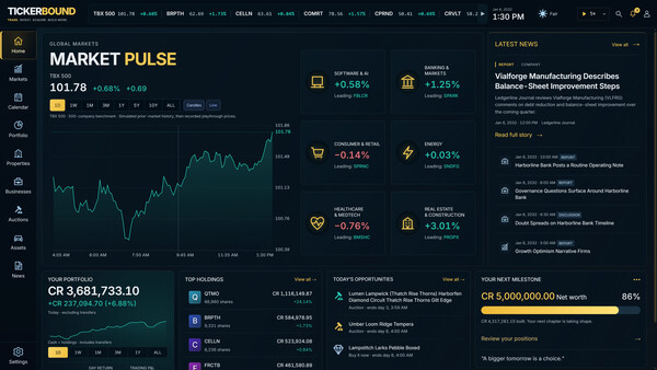 Tickerbound screenshot 1