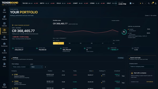 Tickerbound Screenshot