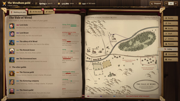 Fantasy Guild Manager Screenshot