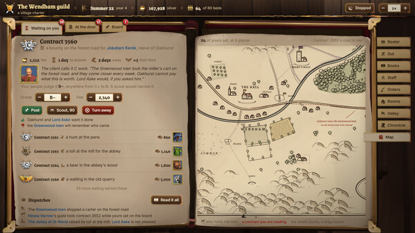 Fantasy Guild Manager Screenshot