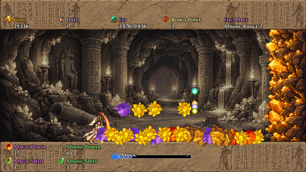 Mining Fire Ball screenshot 1
