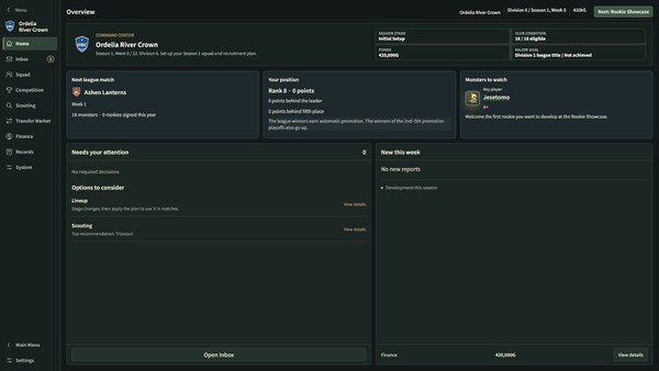 Monster Club League Manager screenshot 6