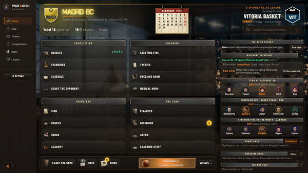 Pick & Roll Manager — 3
