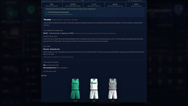 Screenshot of Pick & Roll Manager