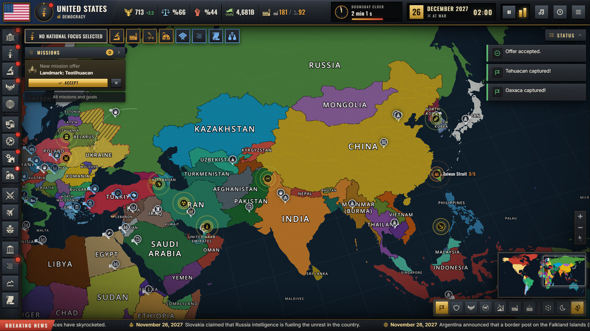 Age of Borders: WW3 — official gameplay screenshot 1