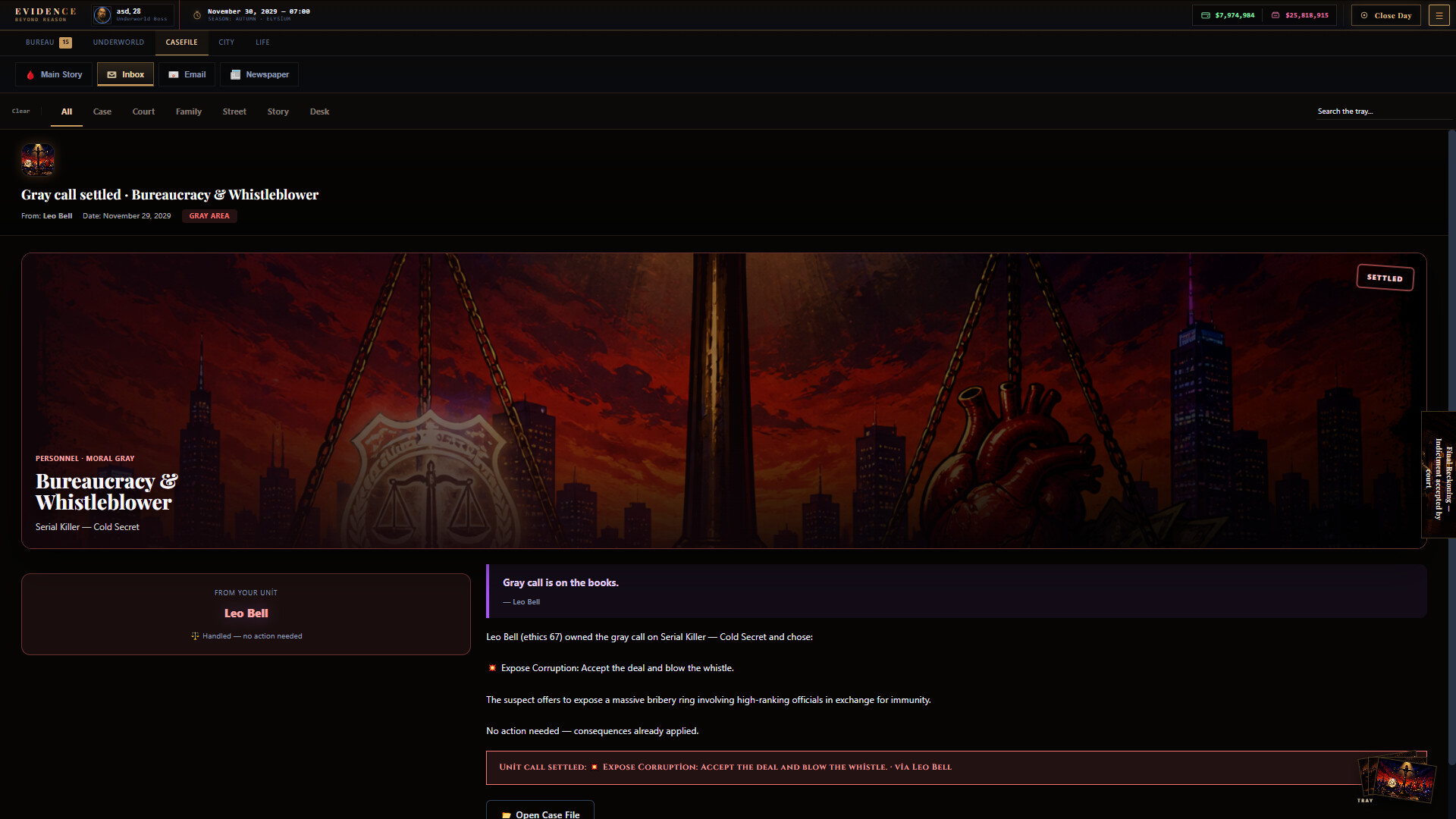 EVIDENCE: Beyond Reason screenshot #8