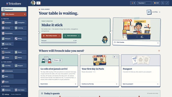 Tricolore: Learn French — 3