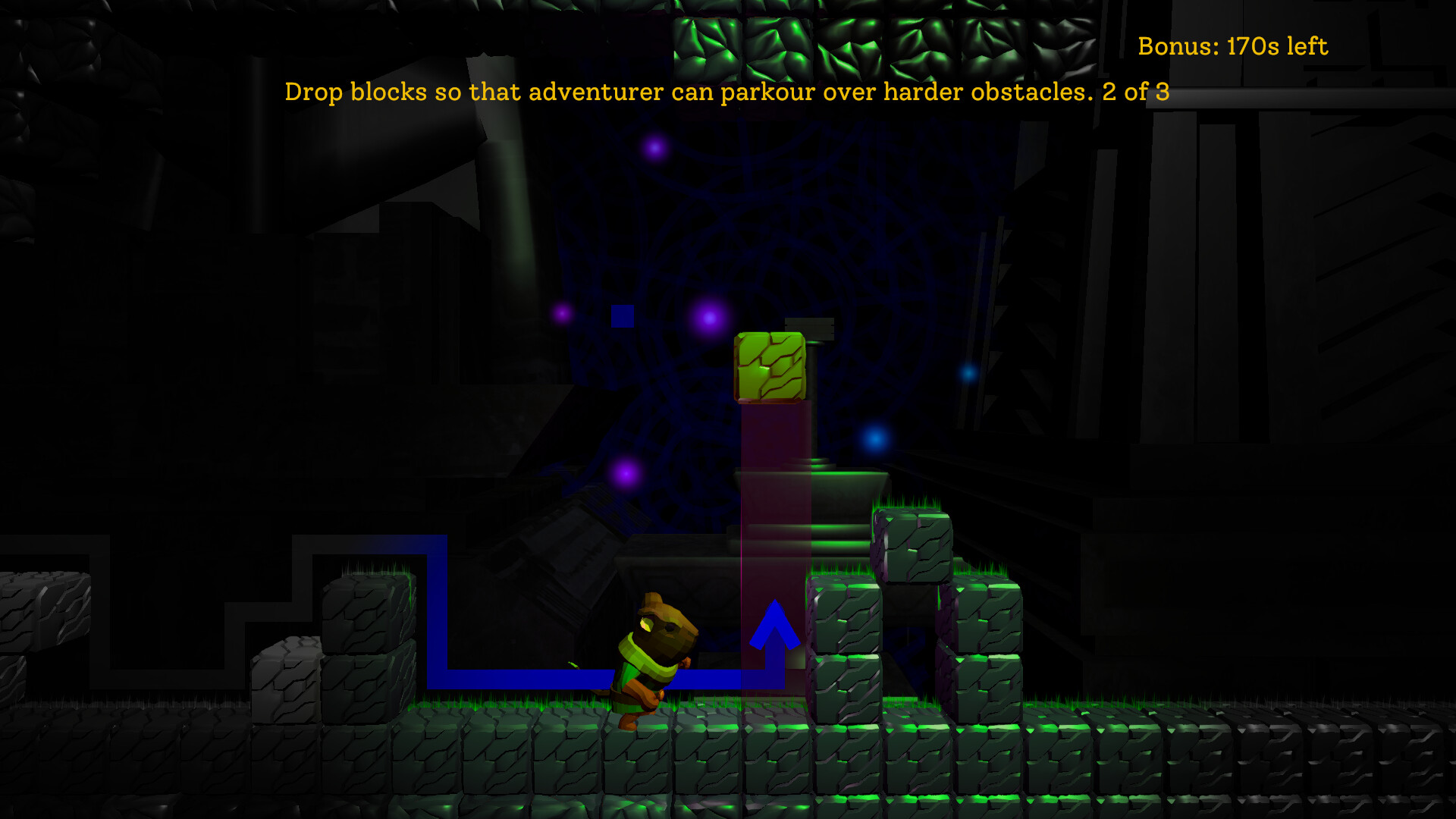 Dungeon Parkour Block Puzzle Adventure 2 screenshot #1