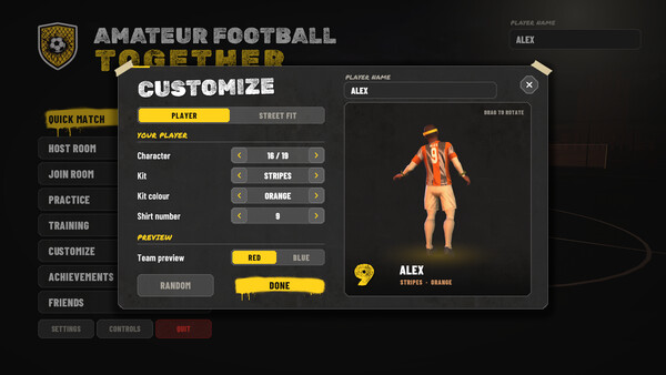 Amateur Football Together 스크린샷 1