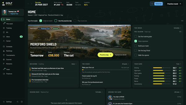 Golf: The Journey - Career Sim screenshot 7