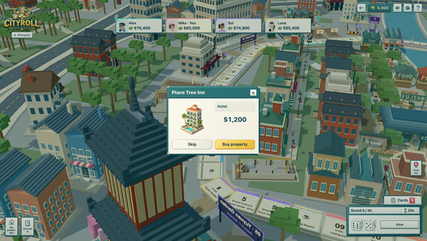 CityRoll: Property Board Game 스크린샷 1