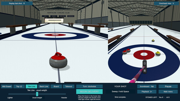 Curling Simulator Screenshot
