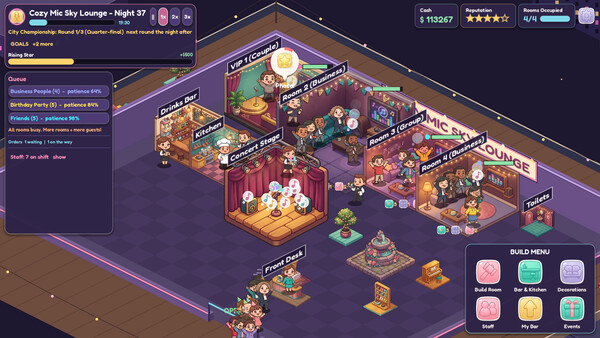 Cozy Karaoke Tycoon 스크린샷 1