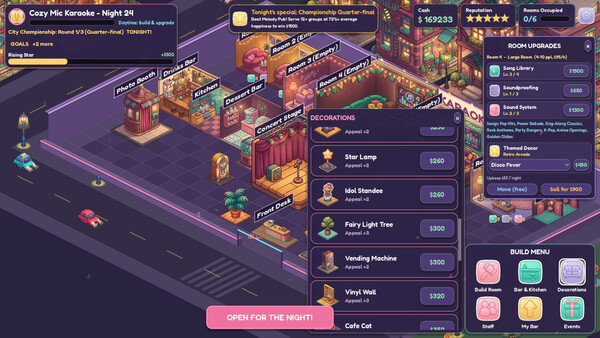 Cozy Karaoke Tycoon 스크린샷 2