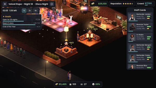 Velvet Rope: Nightclub Manager screenshot 7