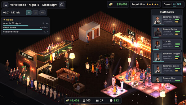 Velvet Rope: Nightclub Manager screenshot 8