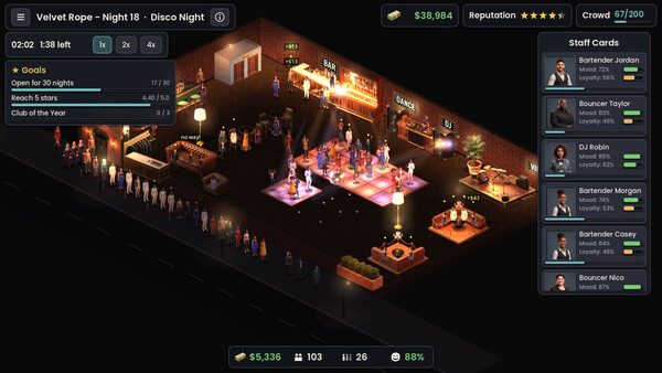 Velvet Rope: Nightclub Manager screenshot 6
