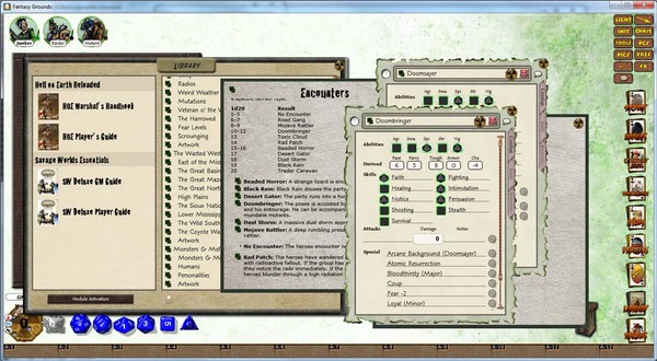 Fantasy Grounds - Deadlands Reloaded: Hell on Earth Reloaded