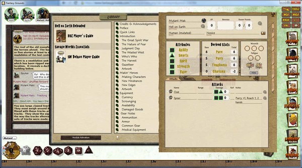 Fantasy Grounds - Deadlands Reloaded: Hell on Earth Reloaded Player's Guide
